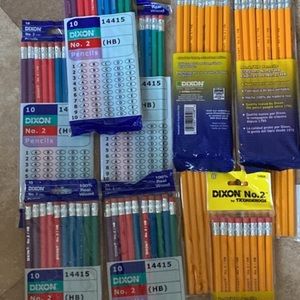 10 packages sealed Dixon #2 pencils